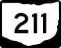 State Route 211 marker