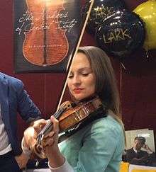 Olga Kholodnaya playing the Willemotte Stradivari.
