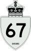 Highway 67 shield