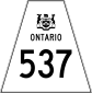 Highway 537 shield