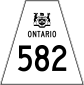 Highway 582 shield