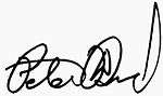 Signature of Peter David