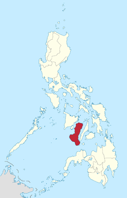 Map of the Philippines highlighting the Negros Island Region