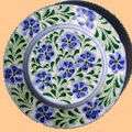 Porches.Pottery.Plate.Blue.flowers.jpg