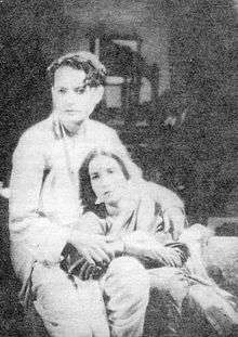 Pramathesh Barua and Jamuna Barua in Devdas, 1935.jpg