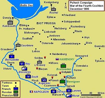 Battles of Czarnowo, Golymin, and Pułtusk, plus other minor actions