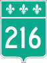 Route 216 shield