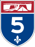 Autoroute 5 shield