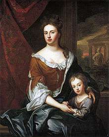 Queen Anne, and her son William Duke of Gloucester