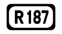 R187 road shield}}