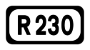 R230 road shield}}