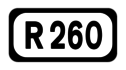 R260 road shield}}
