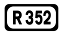 R352 road shield}}