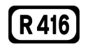 R416 road shield}}