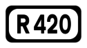 R420 road shield}}