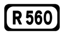 R560 road shield}}