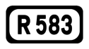R583 road shield}}
