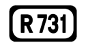 R731 road shield}}