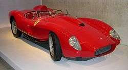 The Ferrari 250 Testa Rossa from 1957