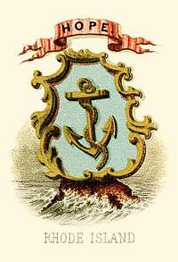 Rhode Island state coat of arms