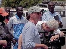 Robert Bilheimer and Richard Young in Senegal during filming