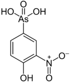 Skeletal formula of roxarsone