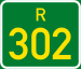 Regional route R302 shield