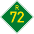 Provincial route R72 shield