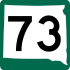 Highway 73 marker