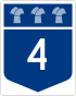 Saskatchewan Highway 4 shield