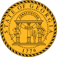 This is a picture of the Great Seal of Georgia