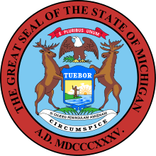 The Great Seal of the State of Michigan :: A.D. MDCCCXXXV