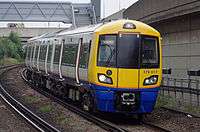 London Overground class 378 train at Shepherd's Bush railway station