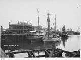 Ships docked at Port Adelaide