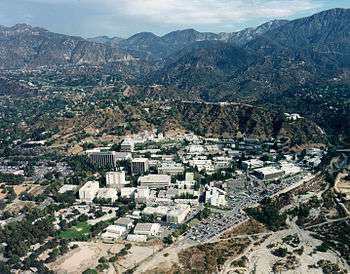 Jet Propulsion Laboratory complex in Pasadena, California