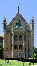 MacLaurin Hall, The University of Sydney, on a clear day