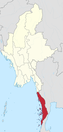 Tanintharyi Region in Myanmar