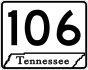 State Route 106 primary marker