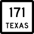 State Highway 171 marker