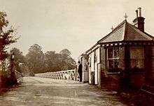 The original wooden toll bridge at Tuckton, built in 1882-3 and replaced by the present structure in 1905