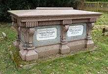 Holloway's gravestone