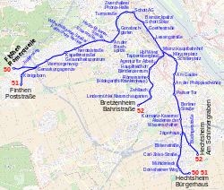 Mainz tramway network