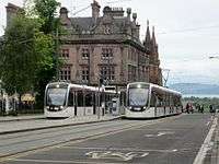 Trams at St Andrew Square