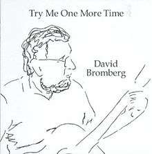 Line drawing of David Bromberg playing an acoustic guitar