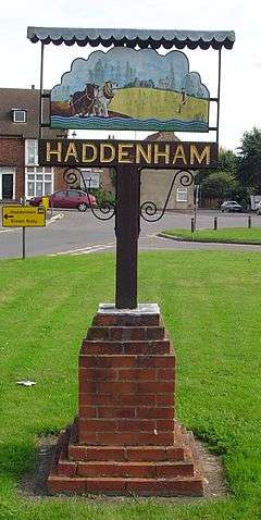 Haddenham sign-post
