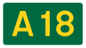 A18 road shield