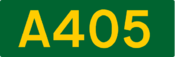 A405 road shield