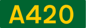 A420 road shield