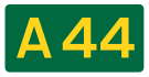 A44 road shield
