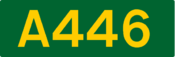 A446 road shield
